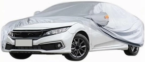 Full Car Covers for Honda Civic 2004 2005 2006 2007 2008, All Weather Exterior Waterproof Scratch Automobile Apparel Non Slip Clothing Windproof Durable Protective Layer