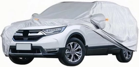 Full Car Covers for Honda CR-V 2017 2018, All Weather Exterior Waterproof Scratch Automobile Apparel Non Slip Clothing Windproof Durable Protective Layer