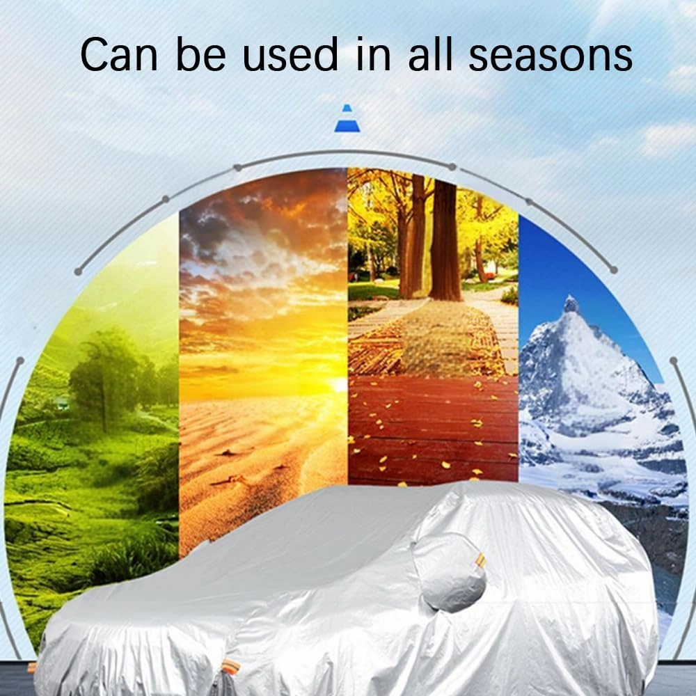 Full Car Covers for Mercedes-Benz V-Class W447 2020 2021 2022 2023, All Weather Exterior Waterproof Scratch Automobile Apparel Non Slip Clothing Windproof Durable Protective Layer