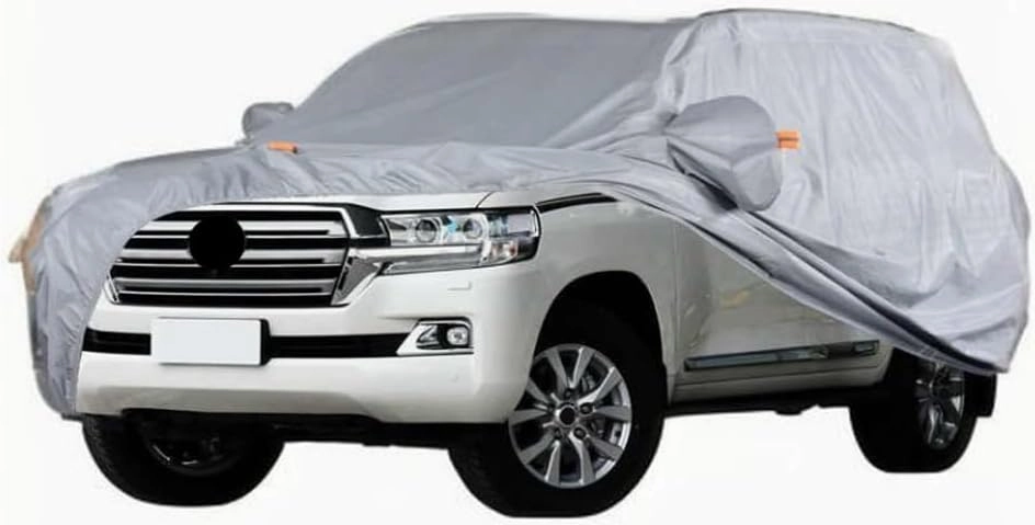 Full Car Covers for Toyota FJ Cruiser 2007 2008 2009 2010 2011 2012 2013 2014, All Weather Exterior Waterproof Scratch Automobile Apparel Non Slip Clothing Windproof Durable Protective Layer