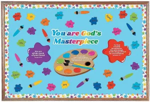 Fun Express You are God's Masterpiece Bb Set - 51 Pieces - Educational and Learning Activities for Kids