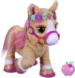 FurReal Cinnamon, My Stylin’ Pony Toy, 14-Inch Electronic Pets, 80  Sounds & Reactions, 26 Accessories, Interactive Toys for 4 Year Old Girls and Boys and Up