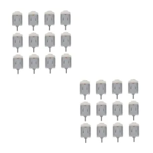 Gadpiparty 2sets Aluminum Alloy Mini Dc Motor Strong Torque for Miniature Fans Toy Cars 12pcs*2