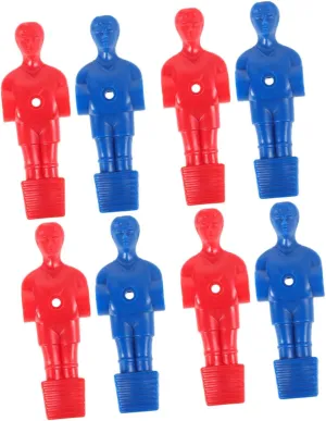 GANAZONO 8Pcs Foosball Table Replacement Players Set with Arms Lightweight Table Soccer Game Figurines for Enhanced Gameplay Experience for Home Office and Party Use