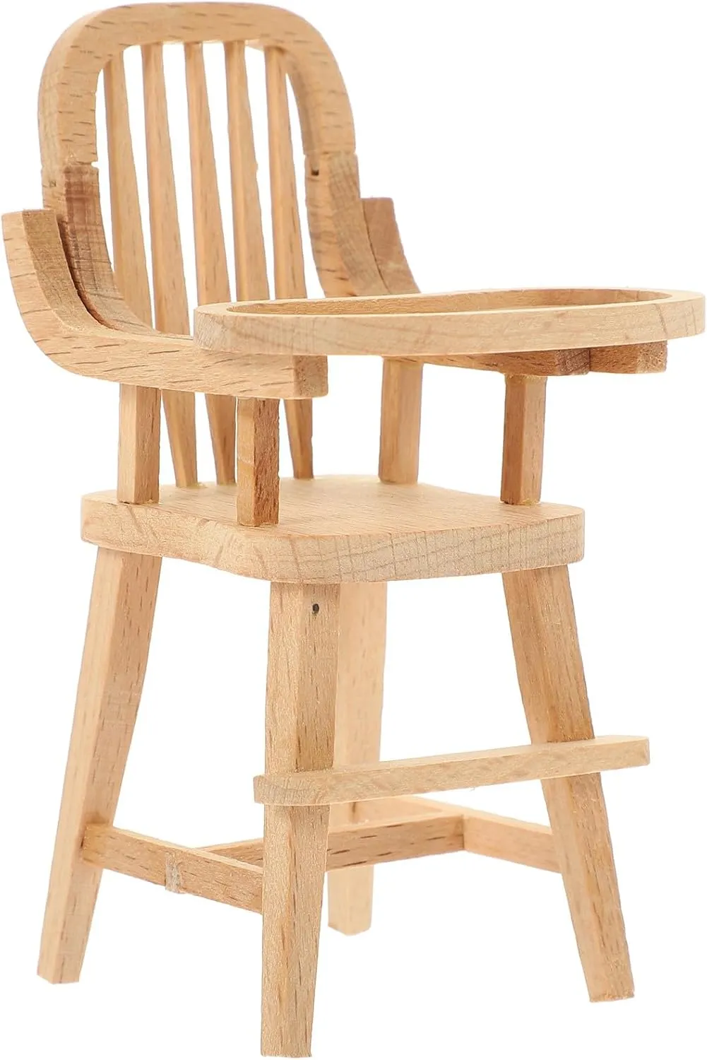 GANAZONO Adorable Miniature Dollhouse Highchair Furniture Scale Boy Girl Doll House Decor Realistic Simulation Design for Mini House Model Decoration and Photo Props