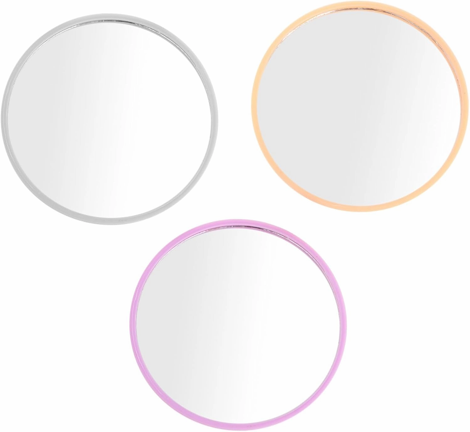 Gatuida 24pcs Mini Pocket Compact Portable Mirror Round Magnifying Led Makeup Mirror Lighting Mini Makeup for Travel