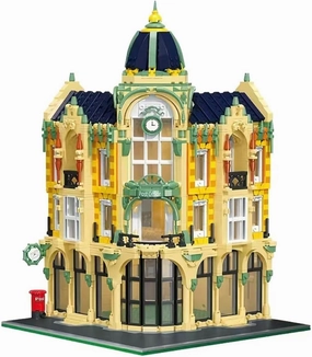 General Jim's Corner Post Office Modular Building Set - 3-Story Design with Post Office, Art School, Pottery Studio, Red Mail Truck & Realistic City Details for Architecture Lovers