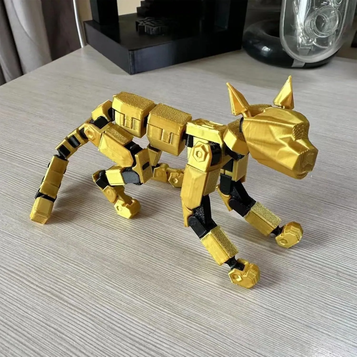 Generic T13 Robot Dog Action Figure Set - Multi-Jointed Movable Action Figure with Full Articulation