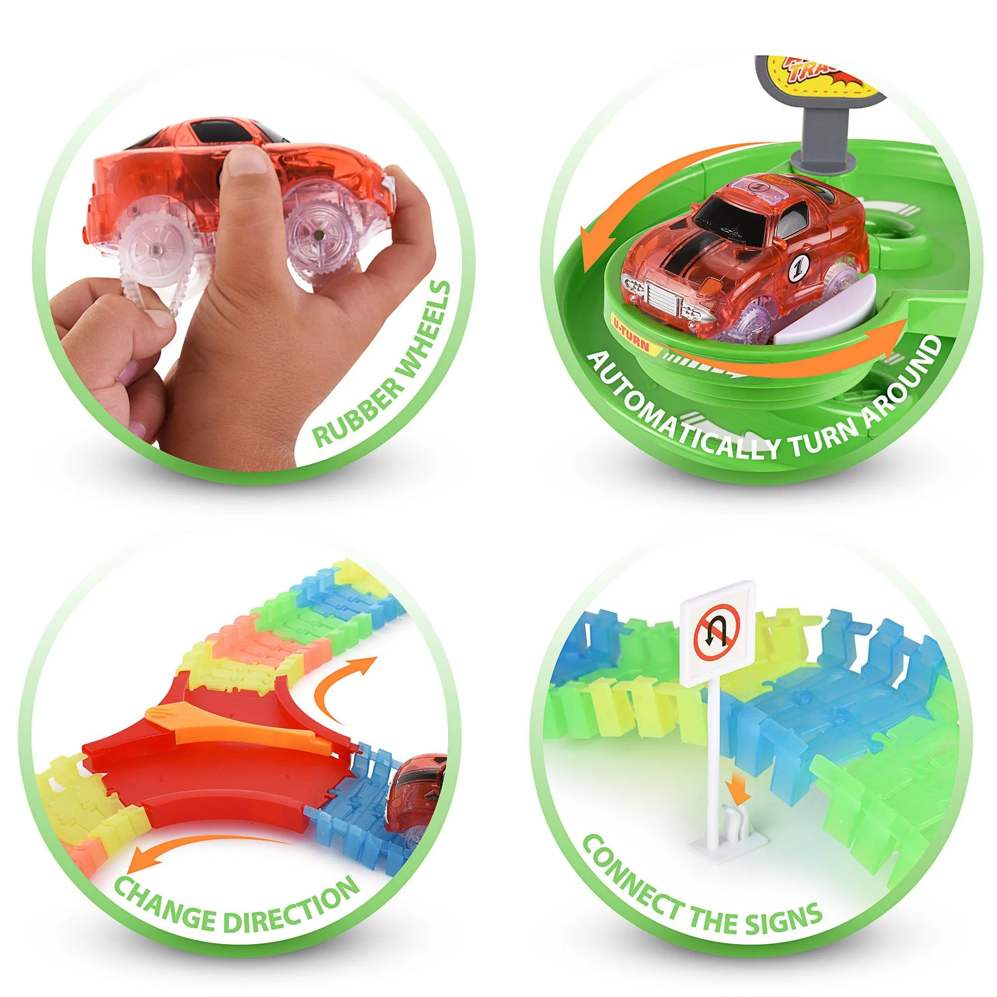 Glow Race Tracks Set