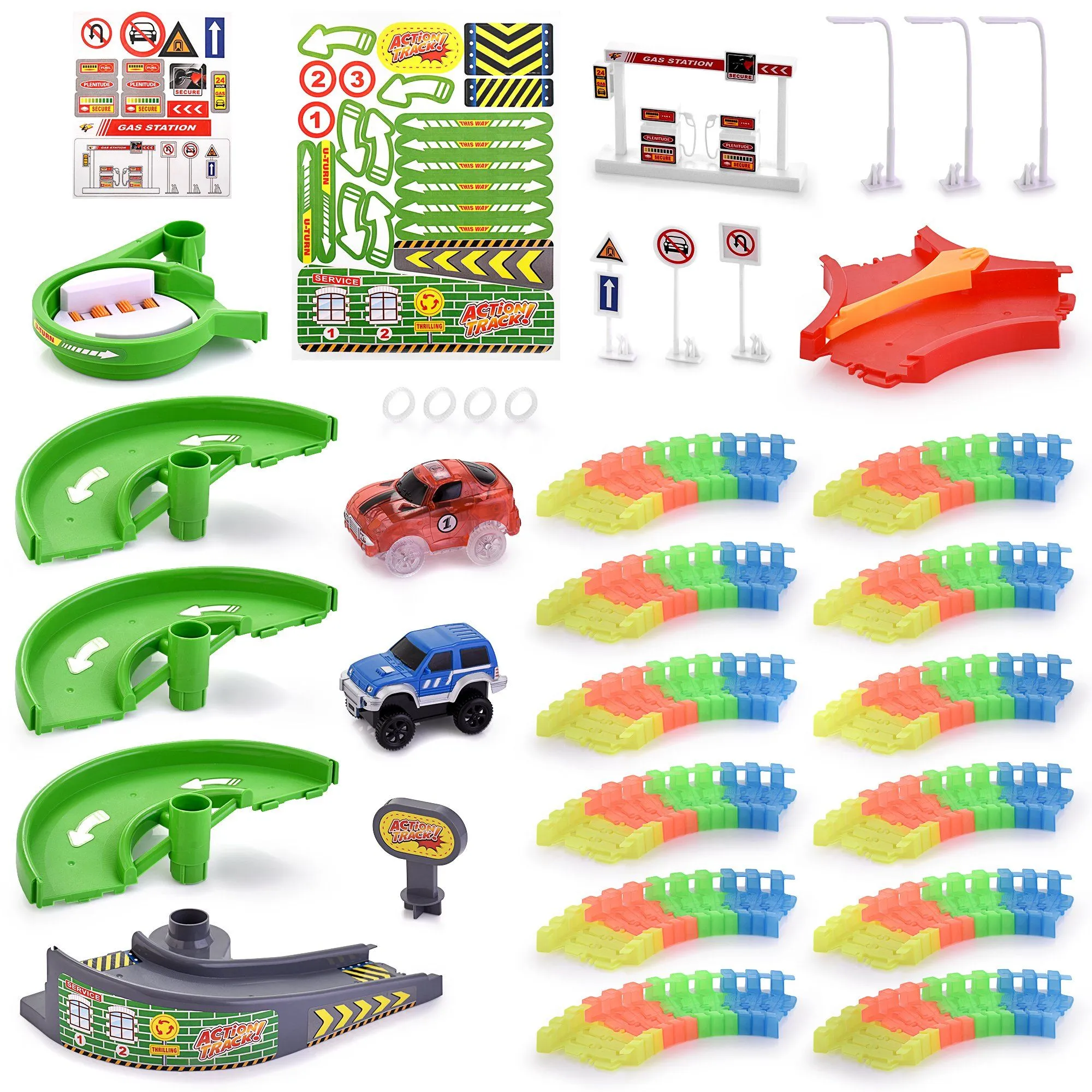 Glow Race Tracks Set