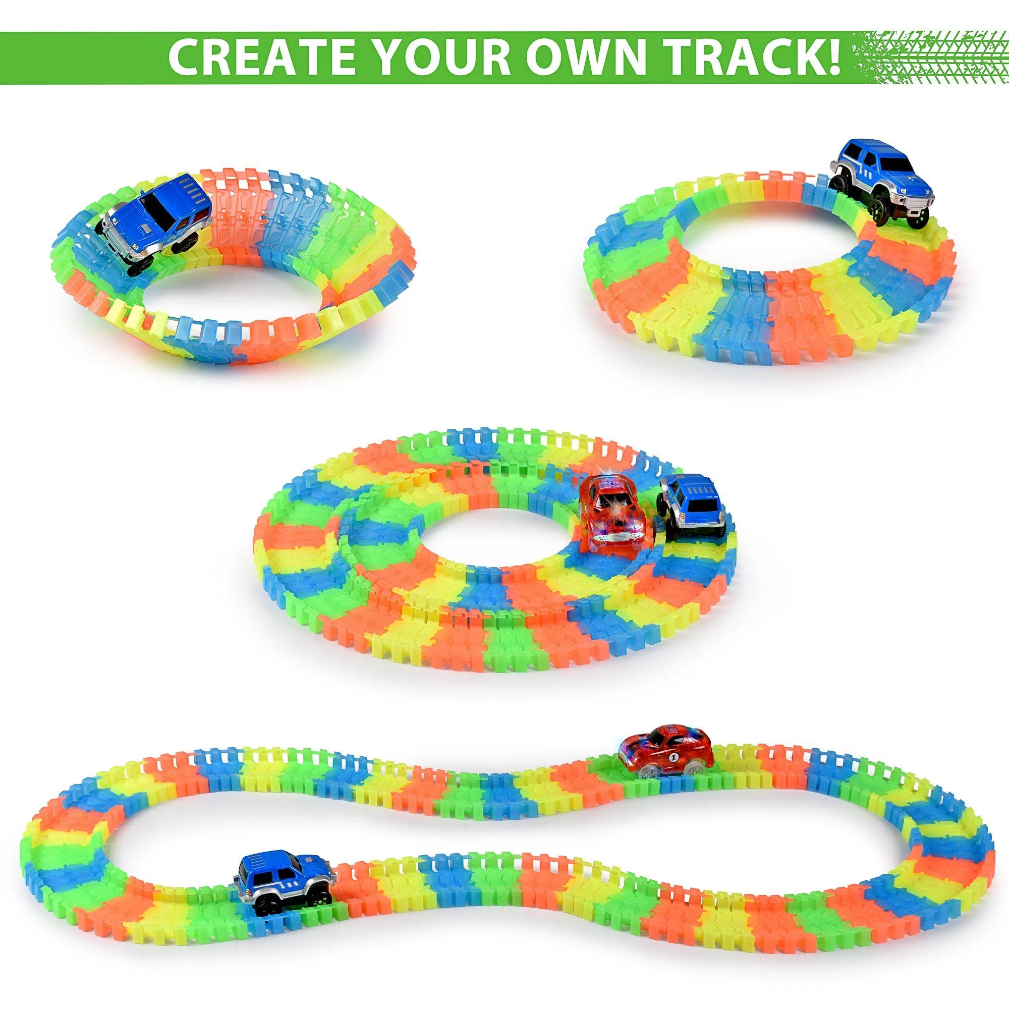 Glow Race Tracks Set