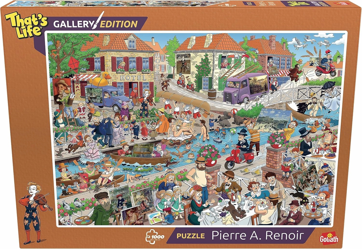 Goliath That's Life Gallery Edition: Pierre-Auguste Renoir, 1000 Piece Jigsaw Puzzle for Ages 7 