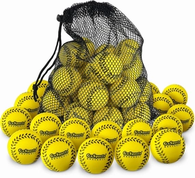 GoSports Mini Foam Baseballs - 20 or 50 Pack for Pitching Machines and Batting Accuracy Training