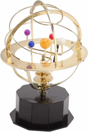Grand Orrery Model of The Solar System, Metal Solar System Decoration, Manually Operated Rotatable Model, Ideal Teenagers 7 14 Years Old, Encourage Scientific Exploratio