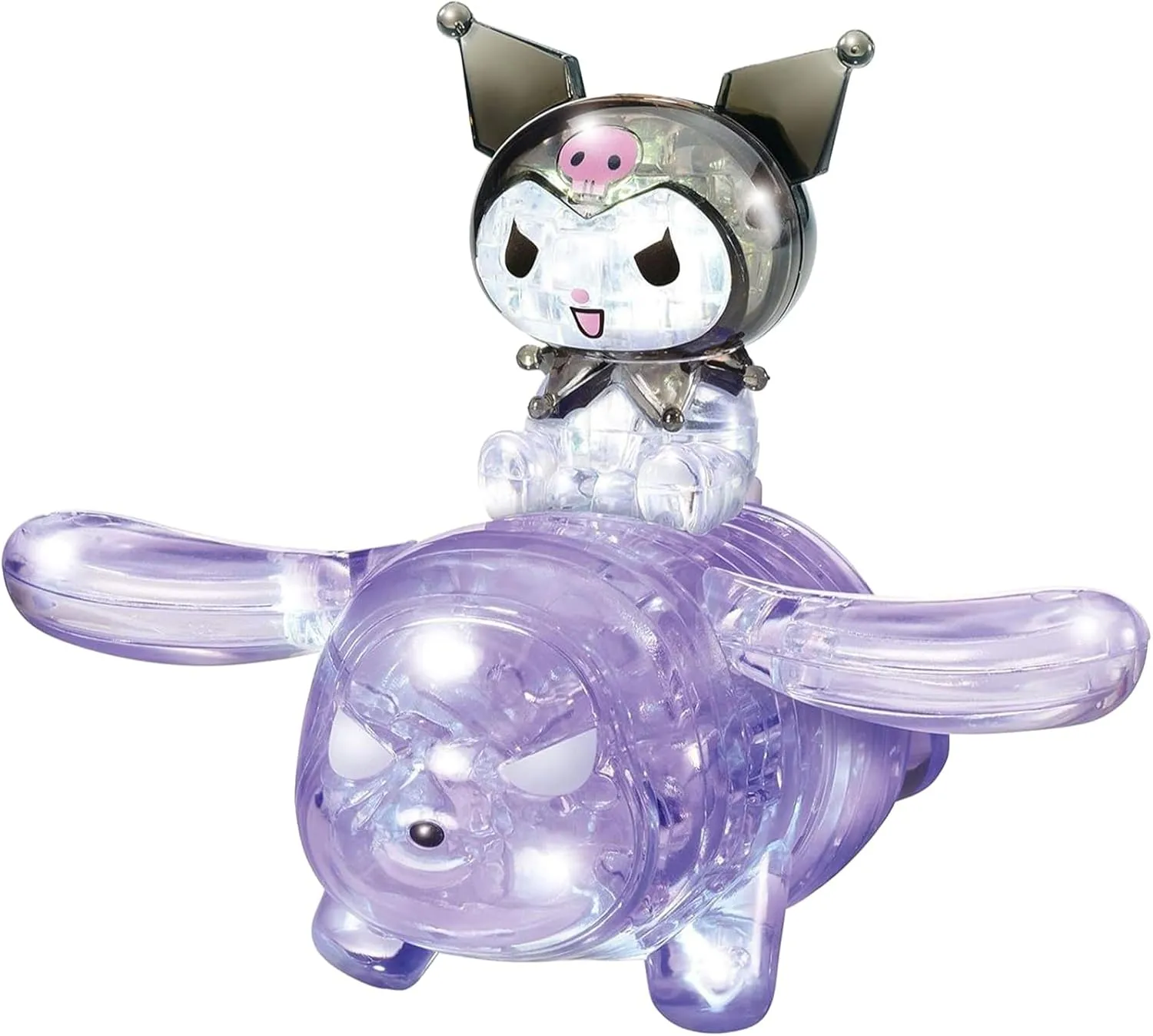 Hanayama 38 Pieces Crystal Gallery Sanrio Kuromi 3D Puzzle