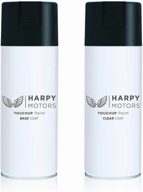 Harpy Motors 12oz Aerosol Auto Body Spray Paint Kit Compatible with 2014-2014 Subaru STI K1X Crystal White Pearl -Color Match Guaranteed