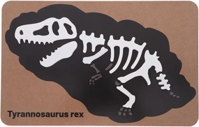HEMOTON Dinosaur Fossil Puzzle Wooden Dinosaur Jigsaw Puzzle Dino Skeleton Bones Puzzle Montessori Cognitive Toys Learning Educational Toys for Kids Toddlers