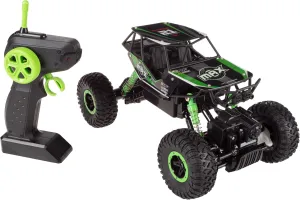 Hey!Play! Remote Control Monster Truck– 1:16 Scale, 2.4 GHz RC Off-Road Rugged Toy Vehicle with Spring Suspension & Oversized Wheels for Kids