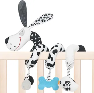 High Contrast Black and White Baby Spiral Activity Toy, Car Seat and Crib Attachable Toy (Pet)