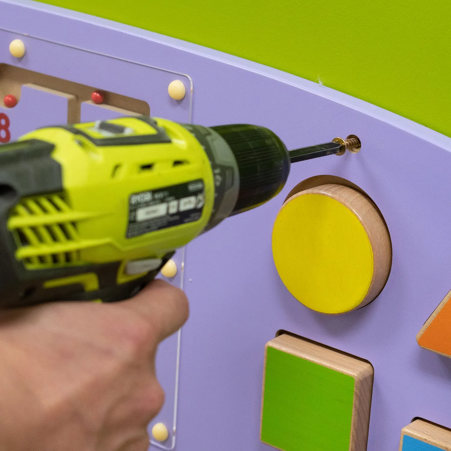 Hippo Activity Wall Panel - 18m  - Toddler Activity Center