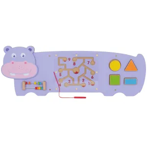 Hippo Activity Wall Panel - 18m  - Toddler Activity Center