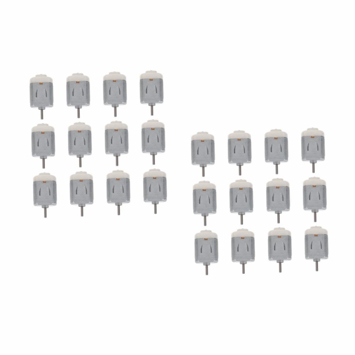 Housoutil 2sets Micro Dc Motor Mini Size Perfect for Mini Toy Car Dc Motor for Boys and Girls High Torque Stable Output 12pcs*2