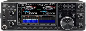 Icom IC-7610 HF/50MHz 100W Transceiver - Black, Dual RF Direct Sampling Receivers, High-Speed Spectrum Scope, Built-in Automatic Antenna Tuner