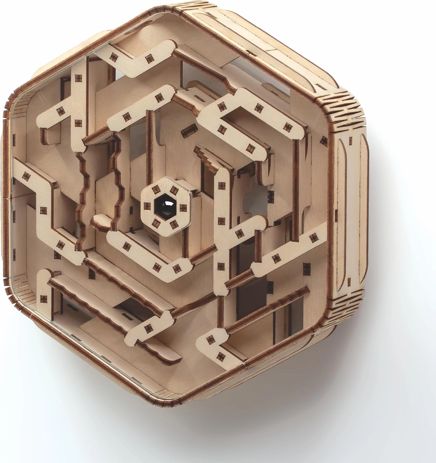 Icon - Brain Teaser Puzzle for Ages 10  | Made in USA | DIY Model Kit & 3D Maze Game - 84 Pieces