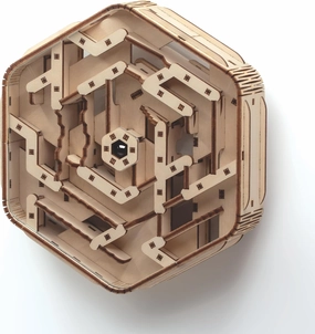 Icon - Brain Teaser Puzzle for Ages 10  | Made in USA | DIY Model Kit & 3D Maze Game - 84 Pieces