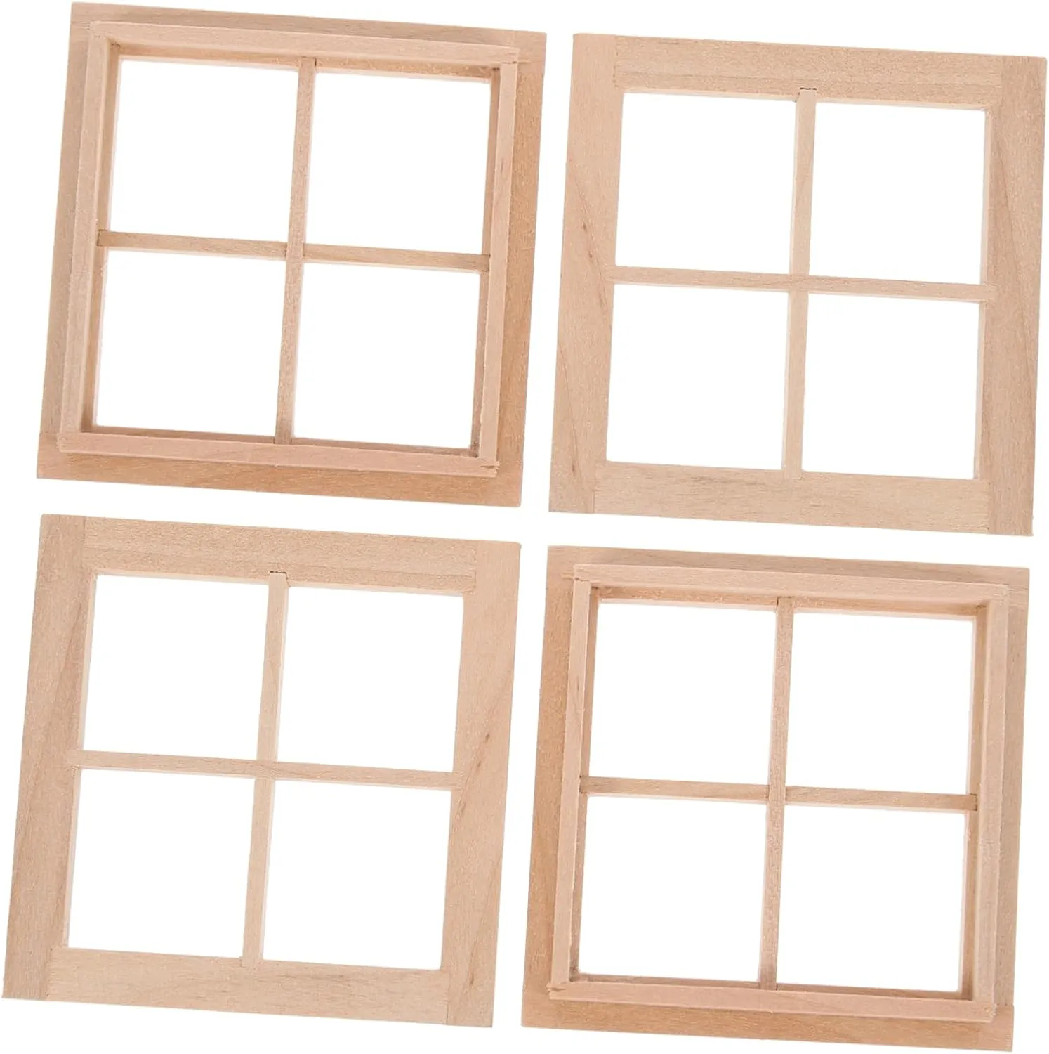 IMIKEYA Doll House Ornaments Set Mini Window Frame Models Micro Landscape Models Window Frame Decor Doll House Furniture Decor