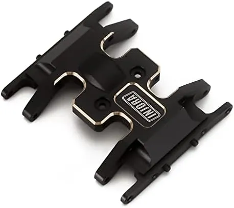 INJORA Brass Skid Plate-Heavy Counterweight Chassis Accessories for 1/24 RC Crawler Car Axial SCX24 Gladiator Bronco C10 JLU Deadbolt Upgrades Parts, 15g