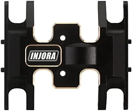 INJORA Brass Skid Plate-Heavy Counterweight Chassis Accessories for 1/24 RC Crawler Car Axial SCX24 Gladiator Bronco C10 JLU Deadbolt Upgrades Parts, 15g