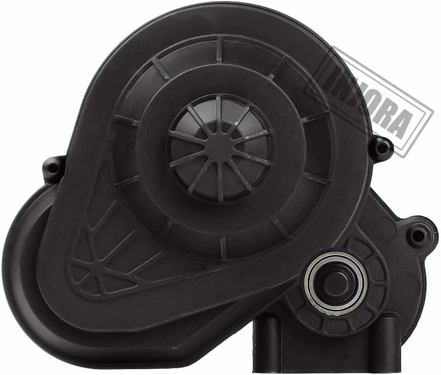INJORA Complete Gearbox Transmission with Gears Set 1/10 RC Crawler Car Axial SCX10 SCX10 II 90046 Upgrade Part (Black Complete Gearbox)