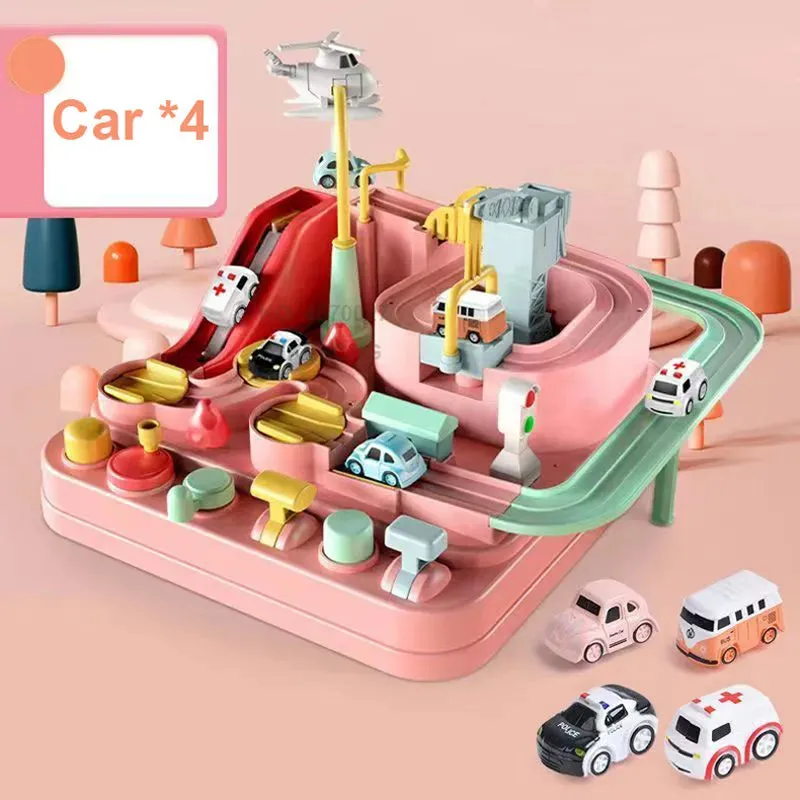 Interactive Racing Rail Car Toy