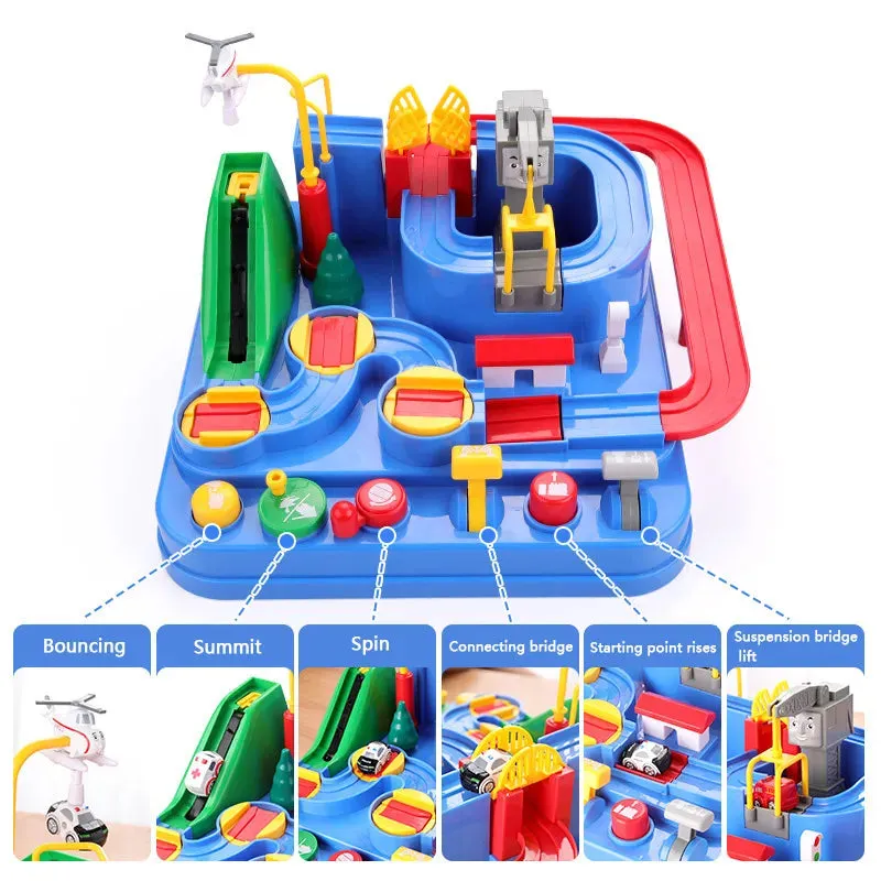Interactive Racing Rail Car Toy