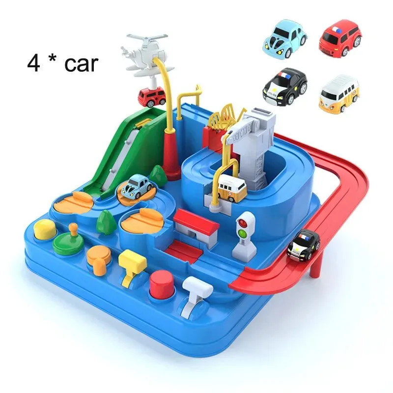 Interactive Racing Rail Car Toy
