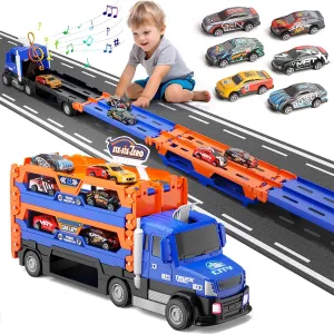 Interactive Truck Race Track Set!