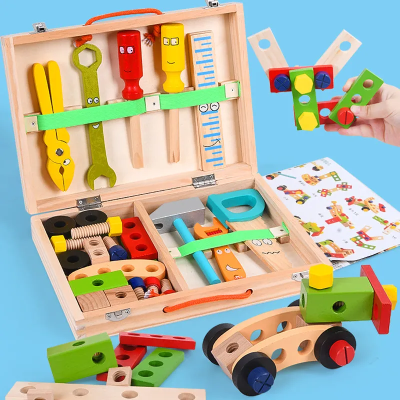 Interactive Wooden Construction Kit