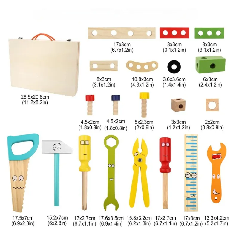 Interactive Wooden Construction Kit