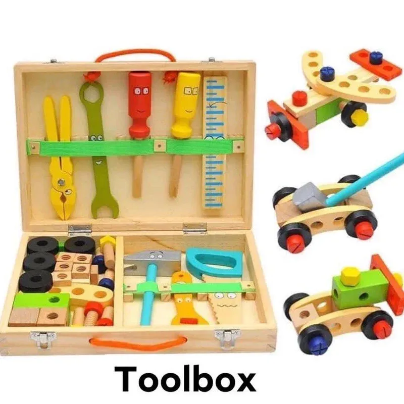 Interactive Wooden Construction Kit