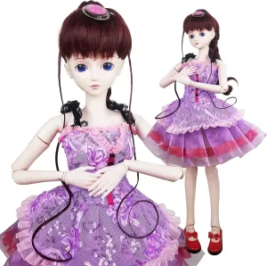 Jasmine Fairy 1/3 SD Doll Full Set 24inch Girl Ball Jointed Dolls BJD Toy Action Figure   Makeup   Accessory Gift