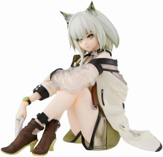 Kaltsi Anime Cat Girl Figure in Green Outfit - 3-Inch Detailed Collectible | Perfect for Cat Lovers, Anime Fans, and Figure Collectors | Cute and Compact Display Statue
