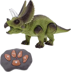 KESYOO 1Set Electric Triceratops Dinosaur with Lights and Sounds Remote Control Plaything for Cognitive Learning Present Compact and Great for Outdoor and Indoor Fun