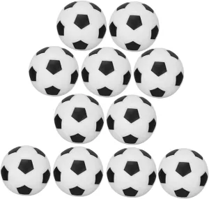 KICHOUSE 30pcs Mini Soccer Ball Toys Boys and Girls Football Set Abs Material Decorative Miniature Soccer
