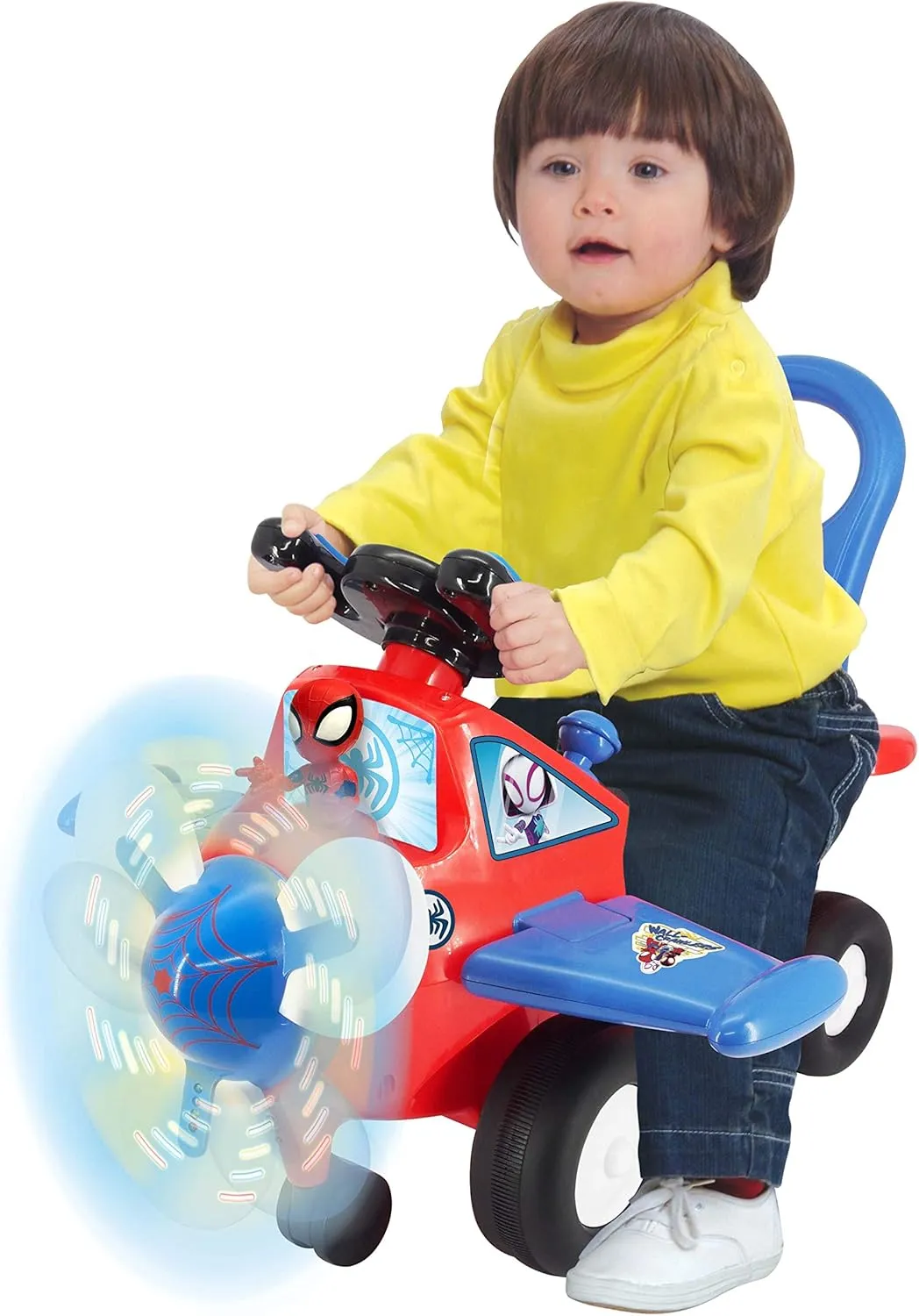 Kiddieland Lights 'N' Sounds Spidey Activity Plane