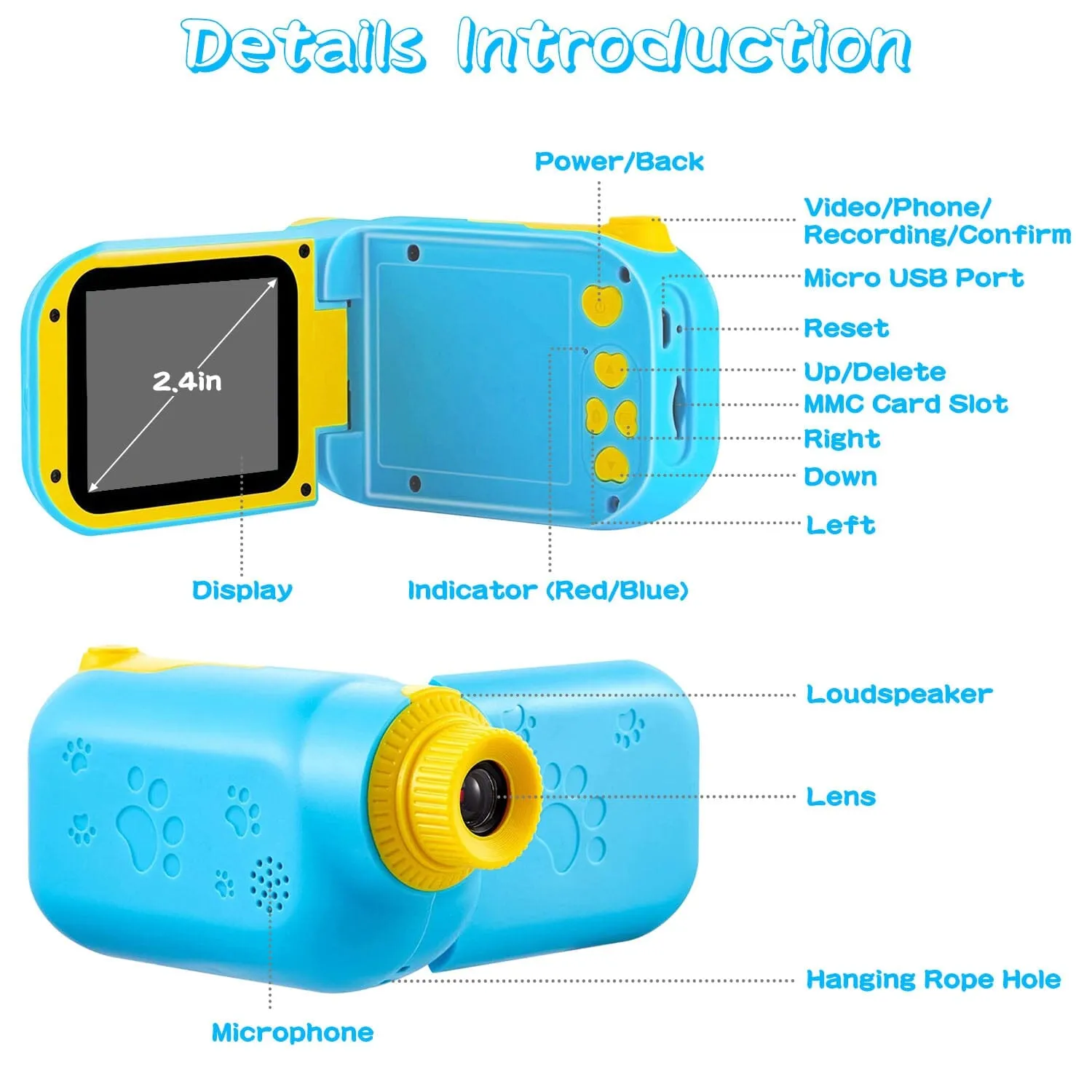 Kids Digital Camera Child Video Camera