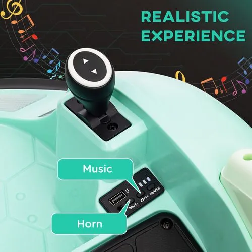 Kids Electric Ride-On Car – Remote Control & 360° Rotation