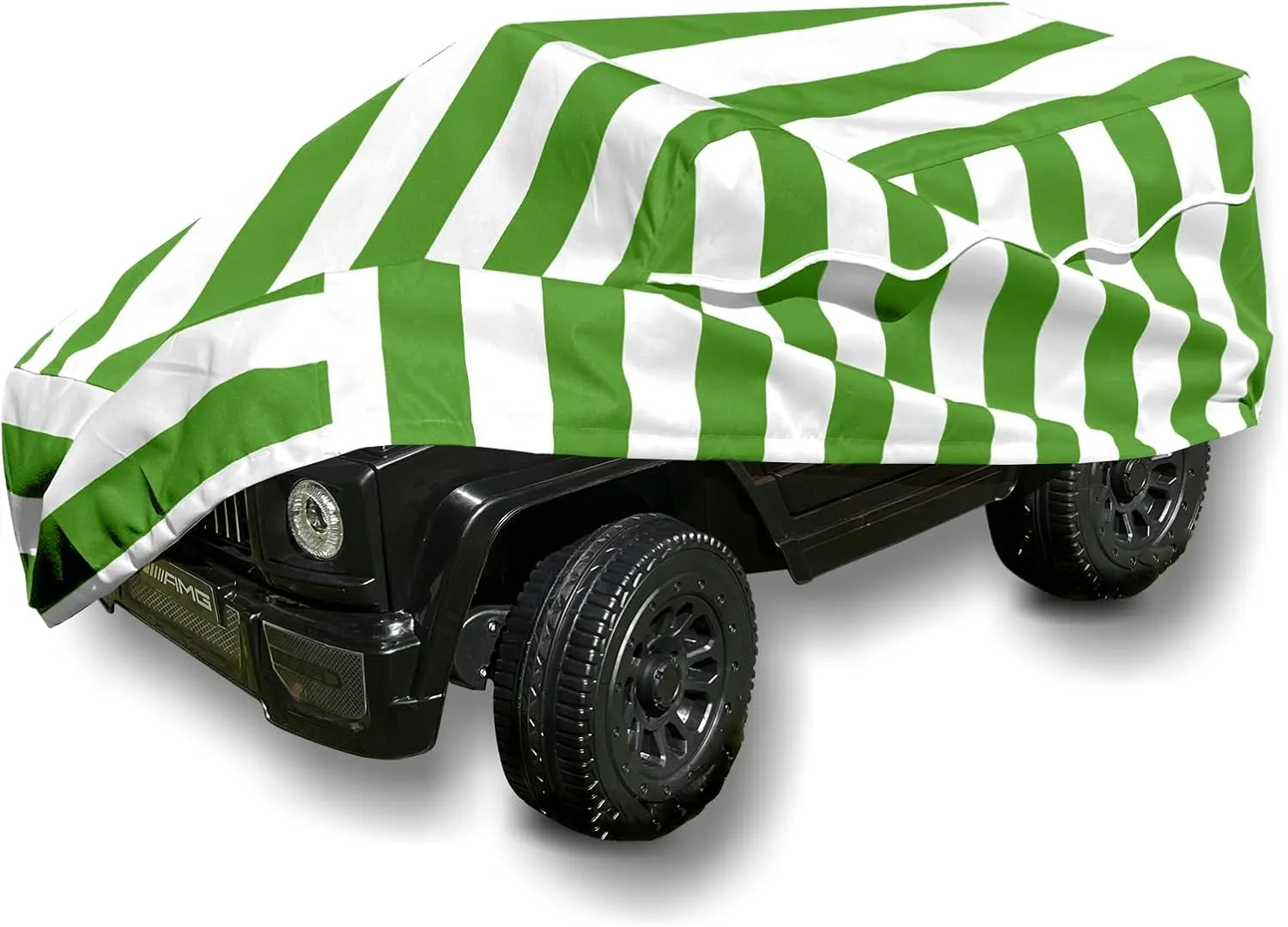 Kids Ride on Toy Car Cover - Universal Fit, Waterproof Protection for Electric Cars, Jeep, Outdoor Ride on Toys - Green