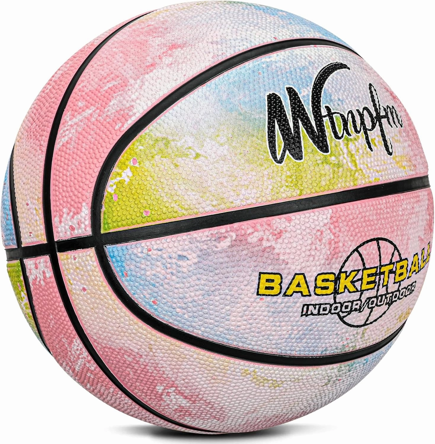 Kids Basketball Size 3 (22"),Youth Basketball Size 5(27.5") for Beginner(Boys&Girls) Premium Rubber Indoor Outdoor for Age Under 12