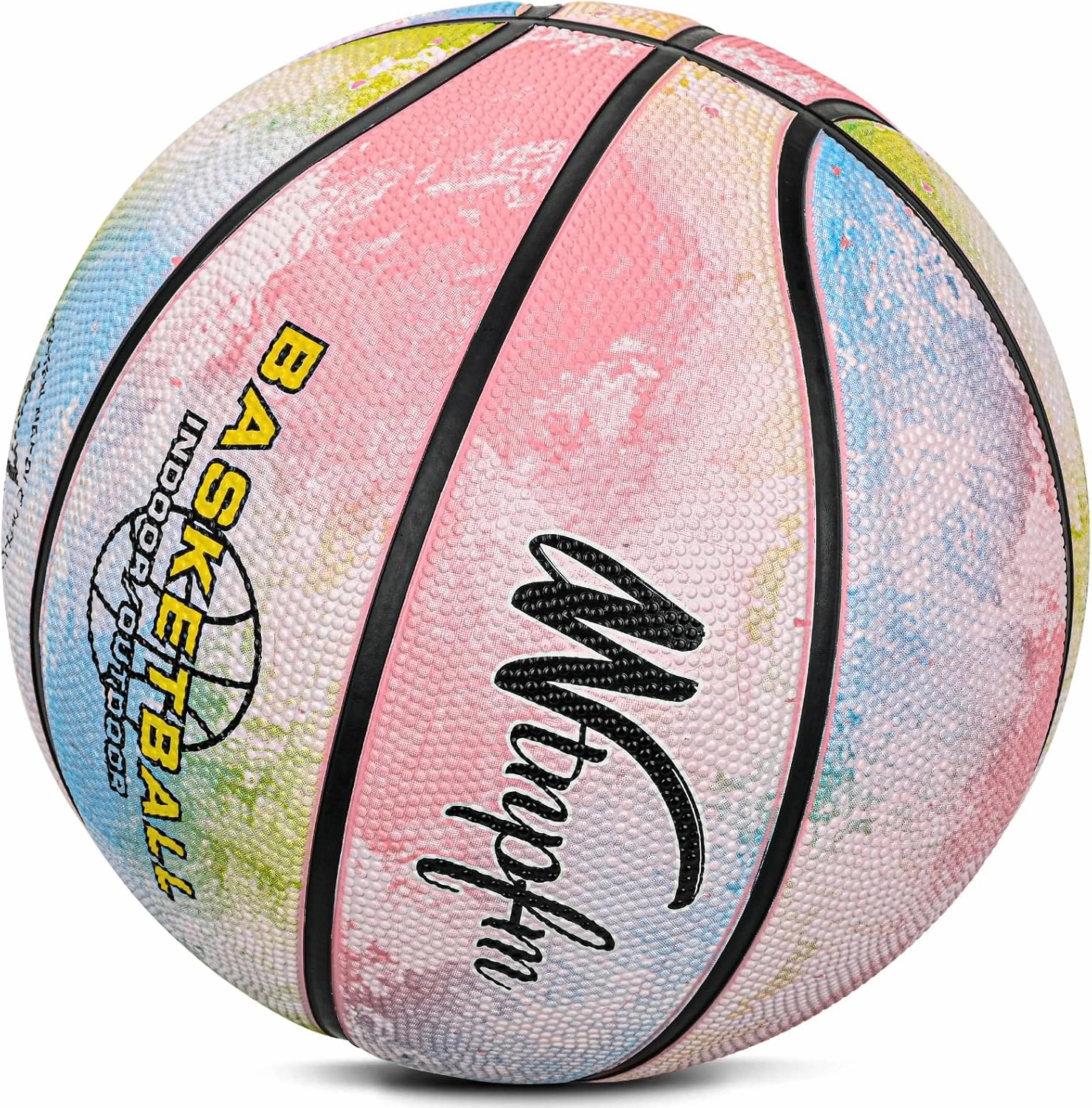 Kids Basketball Size 3 (22"),Youth Basketball Size 5(27.5") for Beginner(Boys&Girls) Premium Rubber Indoor Outdoor for Age Under 12